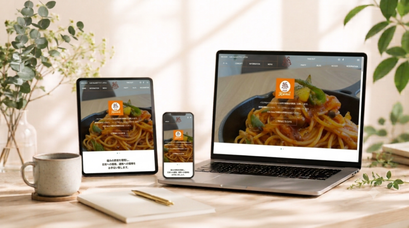 パスタをメインにいろいろな世界の郷土料理をご提供。ホッと落ち着けるカフェ。